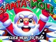 Jeu Le Père Noël frappe une taupe  en ligne
