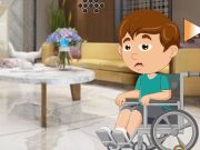Jeu Aidez le garçon handicapé  en ligne