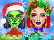 Jeu Maquillage de Noël d'Ellie  en ligne