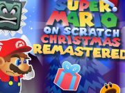 Jeu Super Mario on Scratch Noël remasterisé  en ligne