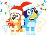 Jeu Quiz pour enfants : Quiz de Noël Bluey  en ligne