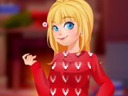 Jeu Sofia blonde : fête de Noël  en ligne