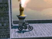 Jeu Course de moto à travers les ruines  en ligne