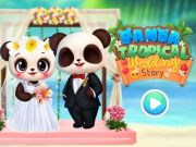 Jeu Histoire de mariage tropical panda  en ligne