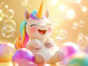 Jeu Puzzle : Licorne Bulle Amusante  en ligne