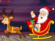 Jeu Trouvez le Père Noël avec un cadeau  en ligne