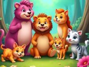 Jeu Puzzle de noms d'animaux  en ligne
