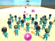 Jeu Course de jeu de calmar 3D  en ligne