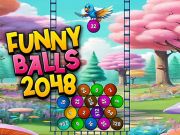 Jeu Boules drôles 2048  en ligne