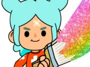 Jeu Livre de coloriage : Toca Boca Rita  en ligne