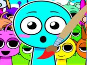 Jeu Temps de coloriage Sprunki  en ligne