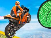 Jeu Courses de cascades de moto  en ligne