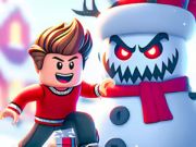 Jeu Puzzle : Bataille de boules de neige Roblox  en ligne