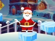 Jeu Saut festif du Père Noël  en ligne