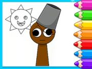 Jeu Livre de coloriage: Sprunki Brud  en ligne