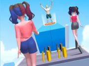 Jeu Les talons hauts collectent la course  en ligne