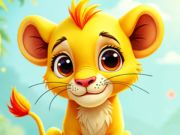 Jeu Puzzle de puzzle: bébé Simba  en ligne