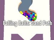 Jeu Boules qui tombent: chemin de sable  en ligne