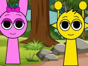Jeu Caché sprunki  en ligne