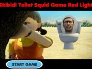 Jeu Skibidi Toilet Squid Game rouge  en ligne