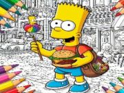 Jeu Retour à l'école Simpsons Coloring Book en ligne Jeu Retour à l'école Simpsons Coloring Book en ligne