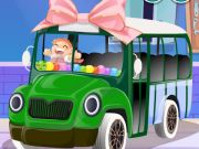 Jeu Décor: autobus scolaire  en ligne