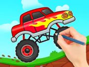 Jeu Livre de coloriage: camion monstre  en ligne
