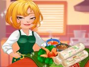 Jeu Roxie's Kitchen: Roll de printemps  en ligne