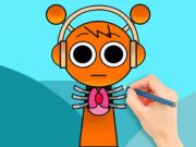 Jeu Livre de coloriage: Sprunki Horror Oren  en ligne