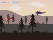 Jeu Des avions qui tirent  en ligne
