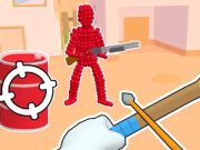 Jeu Stickman Archer: tir des flèches sur les rouges  en ligne