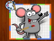 Jeu Temps de coloriage de la souris drôle  en ligne