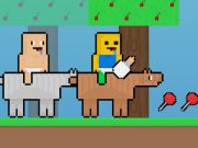 Jeu Bébé noob vs cheval obby bébé  en ligne