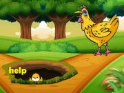 Jeu Situation dangereuse poussin s'échapper  en ligne