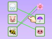 Jeu Puzzle emoji Connect  en ligne