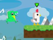 Jeu Poulet Scream Race  en ligne