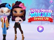 Jeu Kitty Squad Hiver Dress Up  en ligne