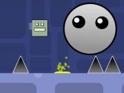 Jeu Dash de géométrie: clicker et niveaux  en ligne