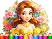 Jeu Livre de coloriage: robe de fleur  en ligne