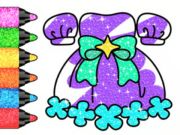 Jeu Livre de coloriage: robe lumineuse  en ligne