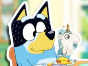 Jeu Puzzle de puzzle: temps de jouet bluey  en ligne