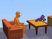 Jeu Ragdoll Gun Shooter: Cannon Spinner Playground  en ligne