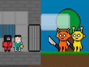 Jeu Sprunki 456 Cookie Squid  en ligne
