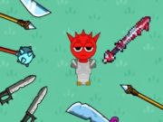 Jeu Sprunki rouge avec une épée  en ligne
