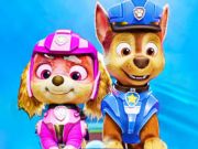 Jeu Puzzle de puzzle: Paw Rescue  en ligne