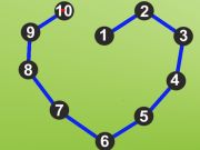 Jeu Formes à l'aide de points  en ligne