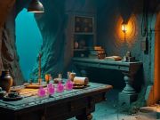 Jeu Évasion de la sorcière sous-marine  en ligne