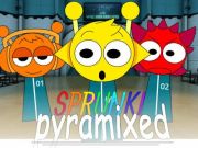 Jeu Sprunki Pyramixed: Squid Game  en ligne