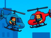 Jeu Hélicoptère Battle Steve 2 Joueur  en ligne