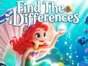 Jeu Trouvez les différences: petite sirène  en ligne